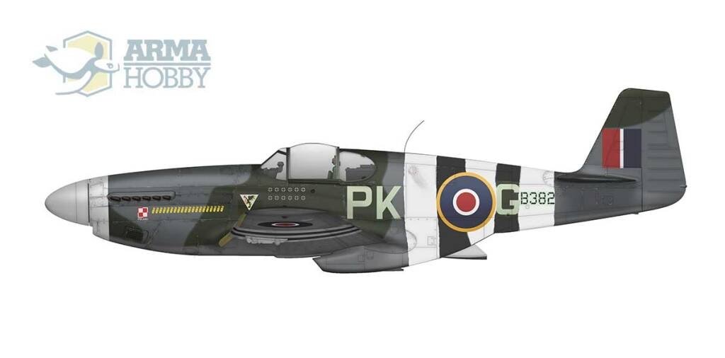 Arma Hobby 70039 P-51C Mustang Mk III Model Kit 1/72 – zdjęcie 2