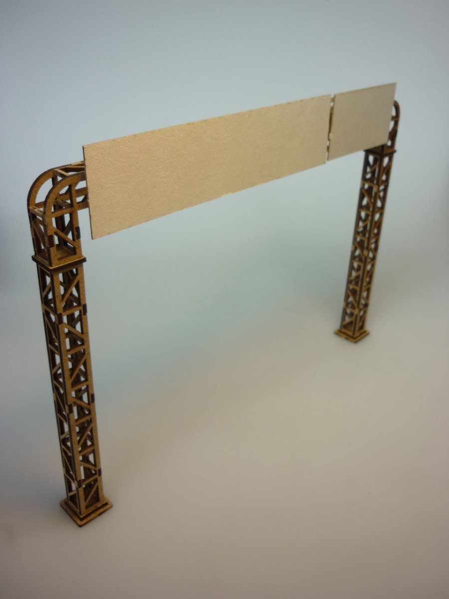 RT-Diorama 35580 Pont autoroutier pour panneaux n° 1 1/35 – image 2