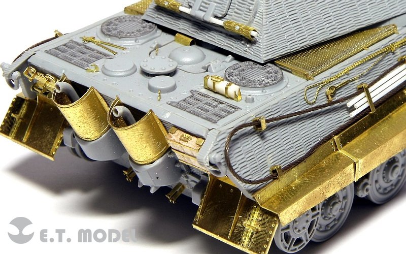 E.T. Model E72-020 WWII German KING TIGER (Porsche Turret) For DRAGON 7254 1/72 – immagine 5