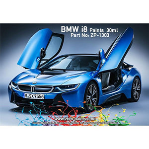 Zero Paints ZP-1303-FR-GR BMW i8 Frozen Grey Metallic 30ml – immagine 2