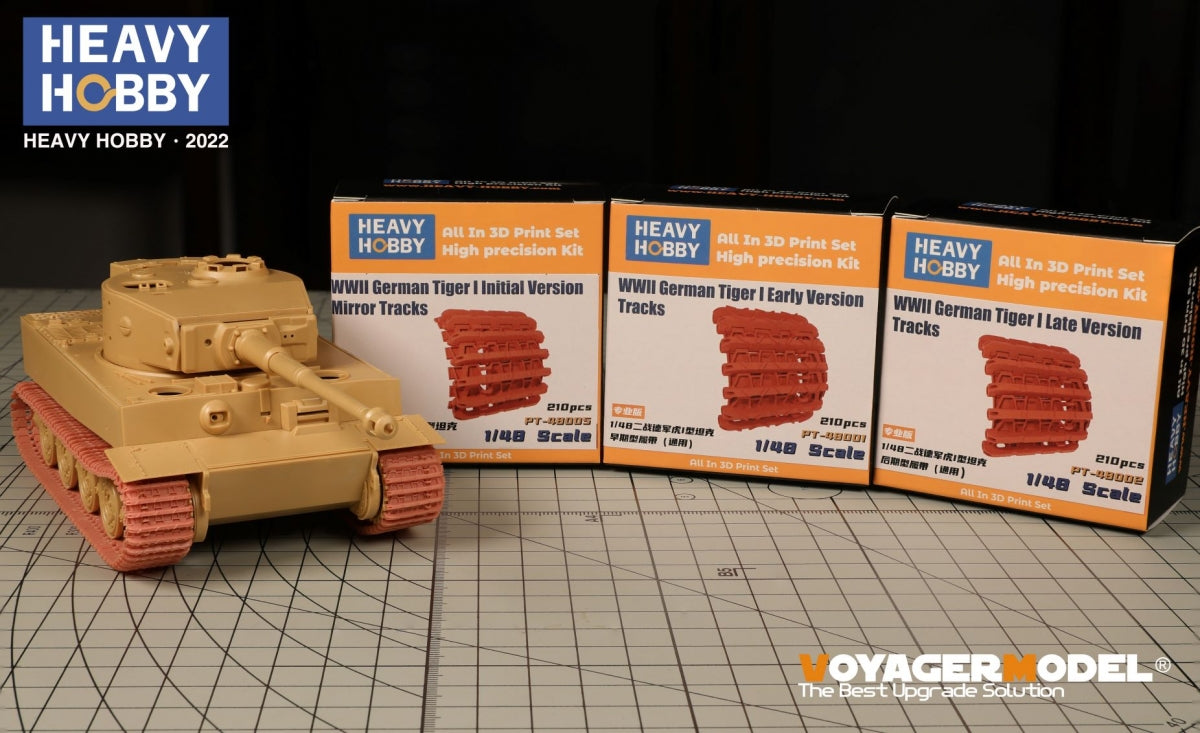 Heavy Hobby PT48002 WWII German Tiger I Late Version Tracks 1/48 – imagen 2
