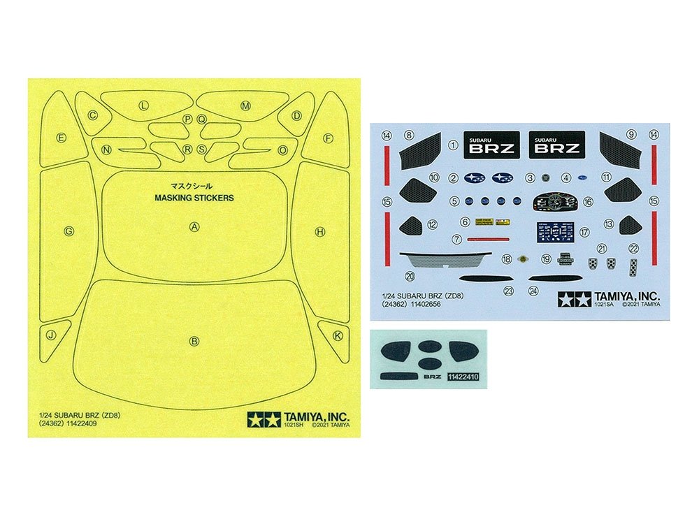 Tamiya 24362 SUBARU BRZ (ZD8) 1/24 – zdjęcie 8