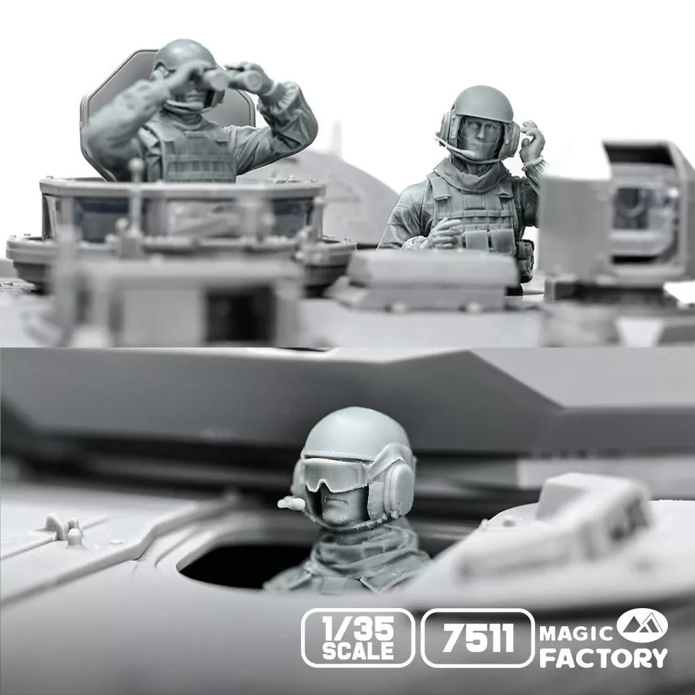 Magic Factory 7511 Modern U.S. Army Combat Vehicle Crew Set (2020s) 1/35 – zdjęcie 4