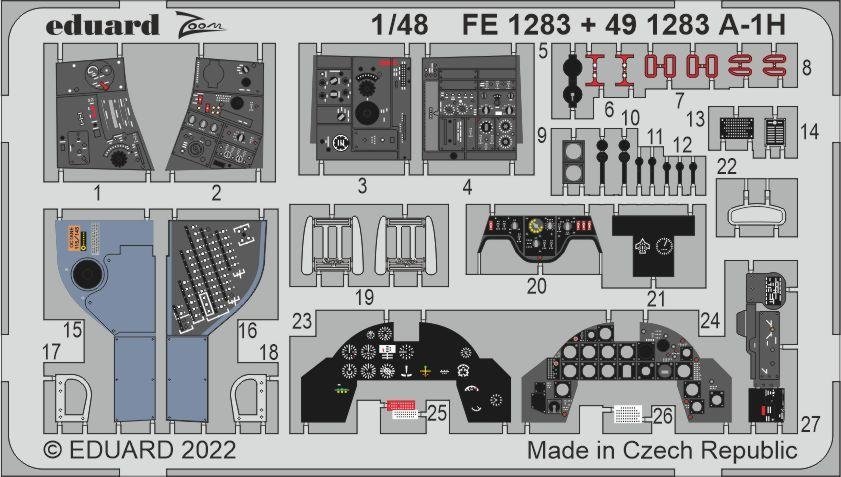 Eduard BIG49344 A-1H TAMIYA 1/48 – imagen 3