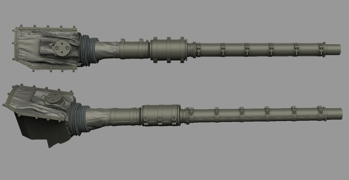 Panzer Art GB35-144 M68 Gun barrel for IDF Merkava 1&amp;amp;2 MBT 1/35 – imagen 4