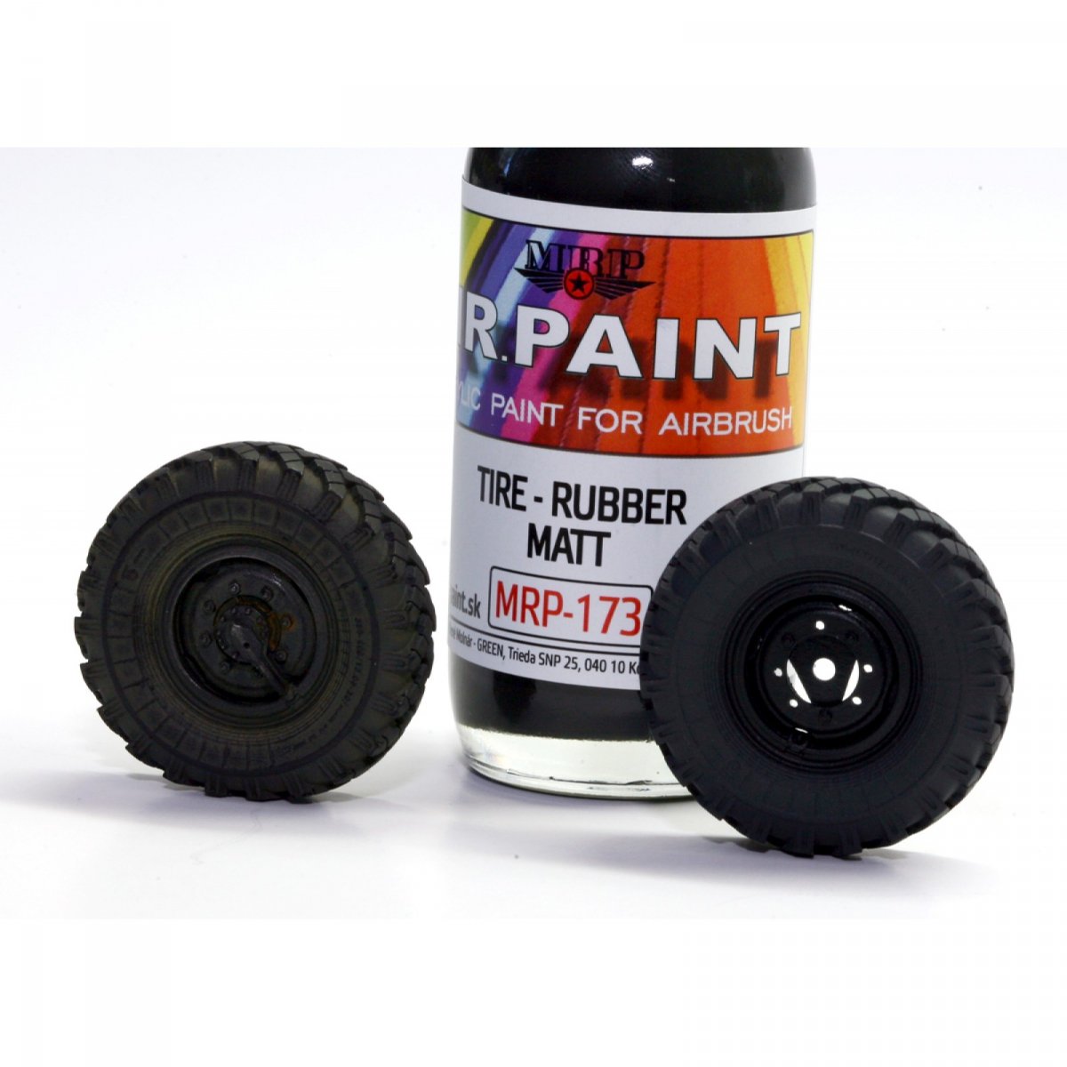 MR. Paint MRP-173 TYRE-RUBBER MATT 30ml – Bild 2