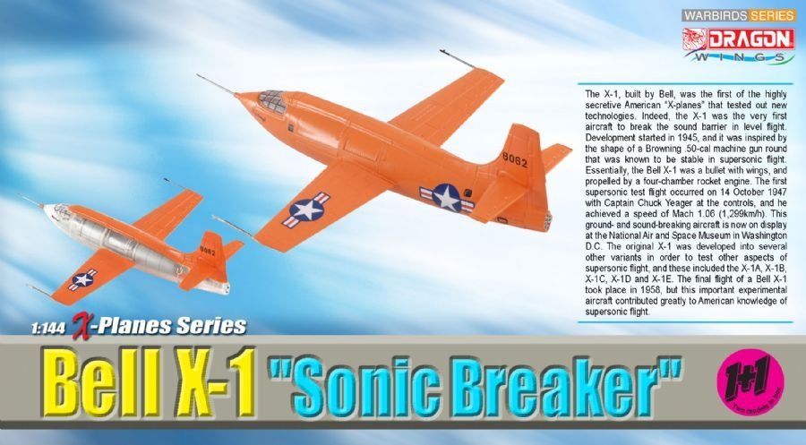 Dragon 51021 Bell X-1 "Sonic Breaker" 1/144