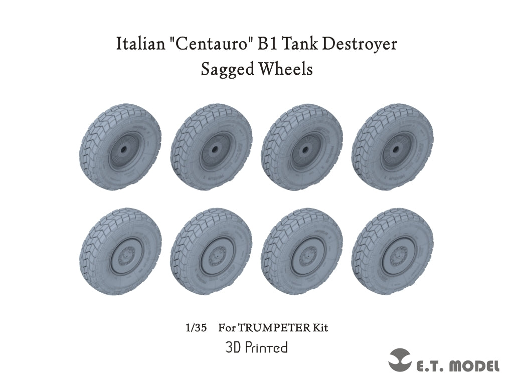 ET Model P35-164 Chasseur de chars italien « Centauro » B1 Roues affaissées 1/35