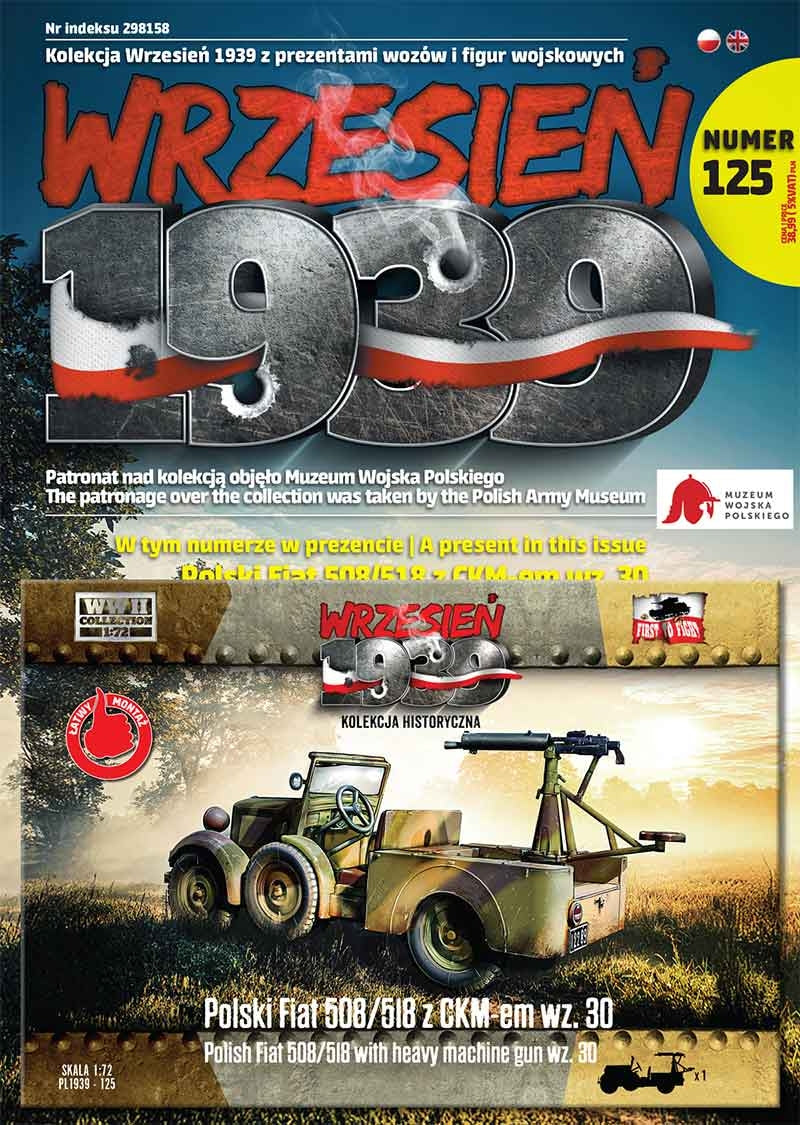First to Fight PL125 Polski Fiat 508/518 with Heavy Machine Gun wz.30 1/72