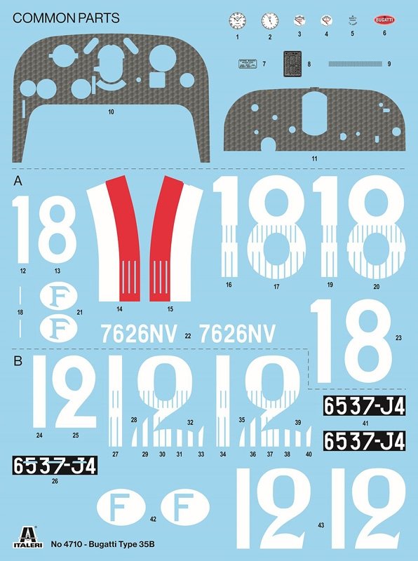 Italeri 4710 Bugatti Type 35B 1/12 – Bild 3