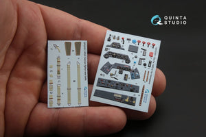 Quinta Studio QD32061 FW 190D-9 3D-Printed &amp;amp; coloured Interior on decal paper (for Hasegawa kit) 1/32 – immagine 2