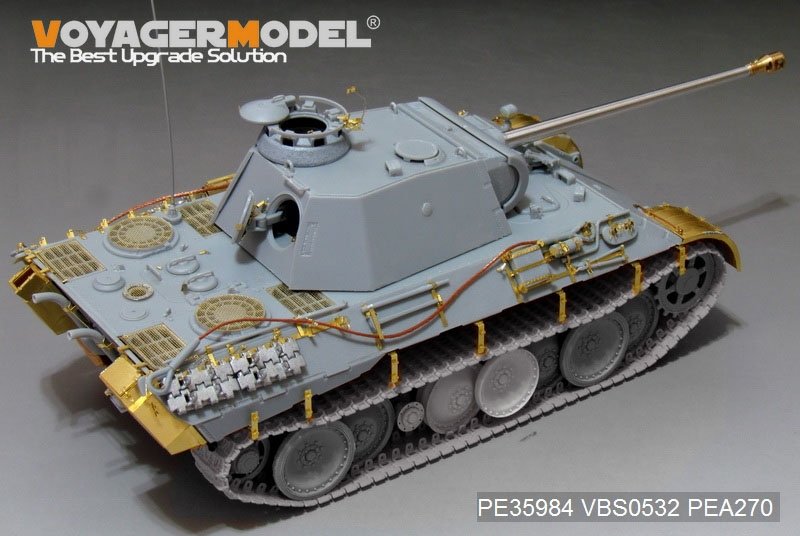 Voyager Model PE35984 WWII German Panther A Tank Early version Basic For TAKOM 2097 1/35 – zdjęcie 3