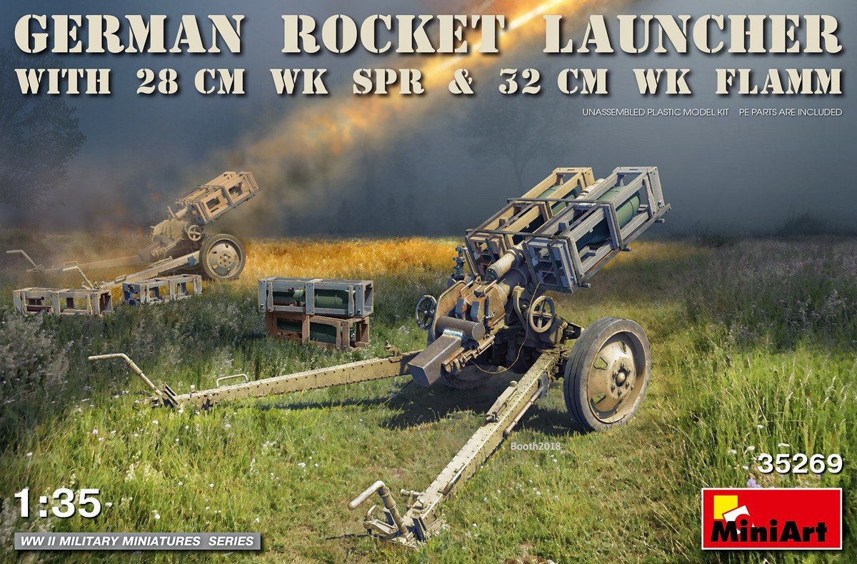 MiniArt 35269 LANCE-ROQUETTES ALLEMAND avec 28cm WK Spr et 32cm WK Flamm (1/35) 