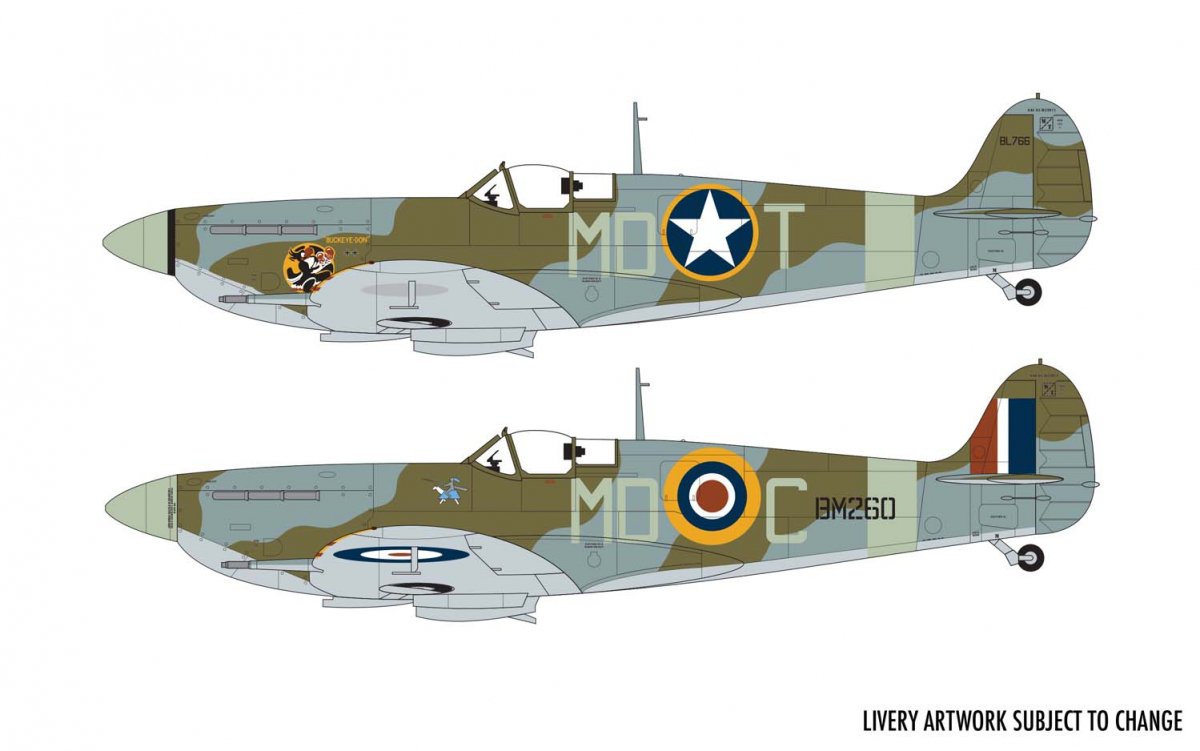 Airfix 05125A Supermarine Spitfire Mk.Vb 1/48 – Bild 2