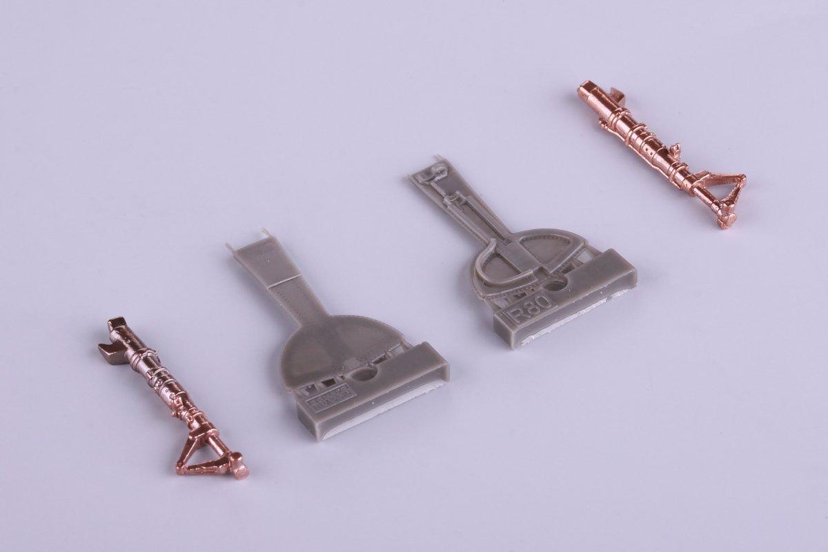 Eduard 648308 Bf 109F undercarriage legs BRONZE EDUARD 1/48 – zdjęcie 5
