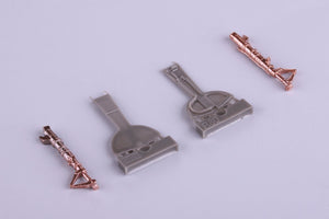 Eduard 648308 Bf 109F undercarriage legs BRONZE EDUARD 1/48 – zdjęcie 5