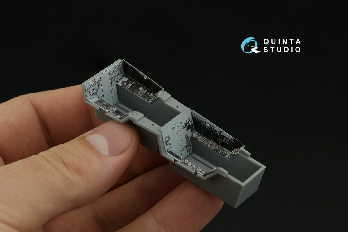 Quinta Studio QD48374 F/A-18F early 3D-Printed &amp;amp; coloured Interior on decal paper (Hobby Boss) 1/48 – immagine 12