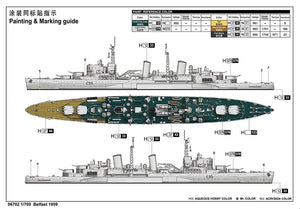 Trumpeter 06702 HMS Belfast 1959 1/700 – image 3