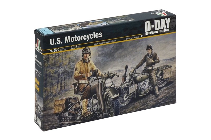 Italeri 0322 U.S. MOTORCYCLES 1/35 – zdjęcie 2