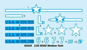 I Love Kit 63519 M3A5 Medium Tank 1/35 – immagine 5