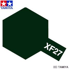 Tamiya XF27 Black Green (81727) Acrylic paint 10ml – Bild 3