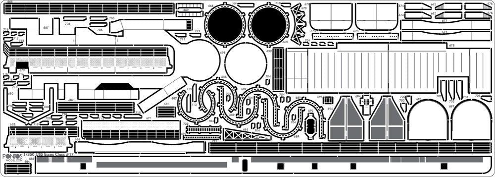 Pontos 35006F1 USS CV-9 Essex 1943 Detail Up Set 1/350 – Bild 22