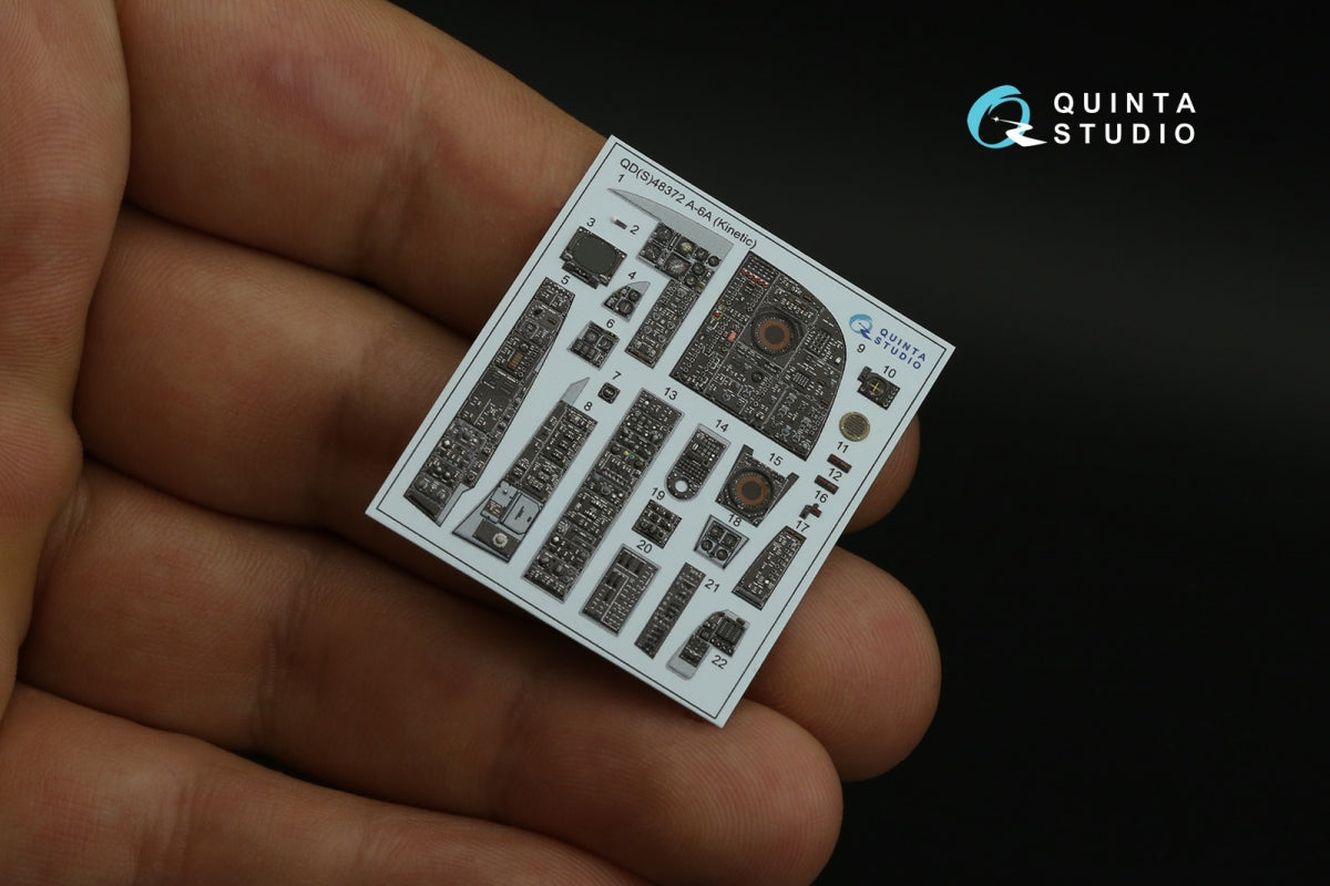 Quinta Studio QDS-48372 A-6A 3D-Printed &amp;amp; coloured Interior on decal paper (Kinetic) (Small version) 1/48 – zdjęcie 8