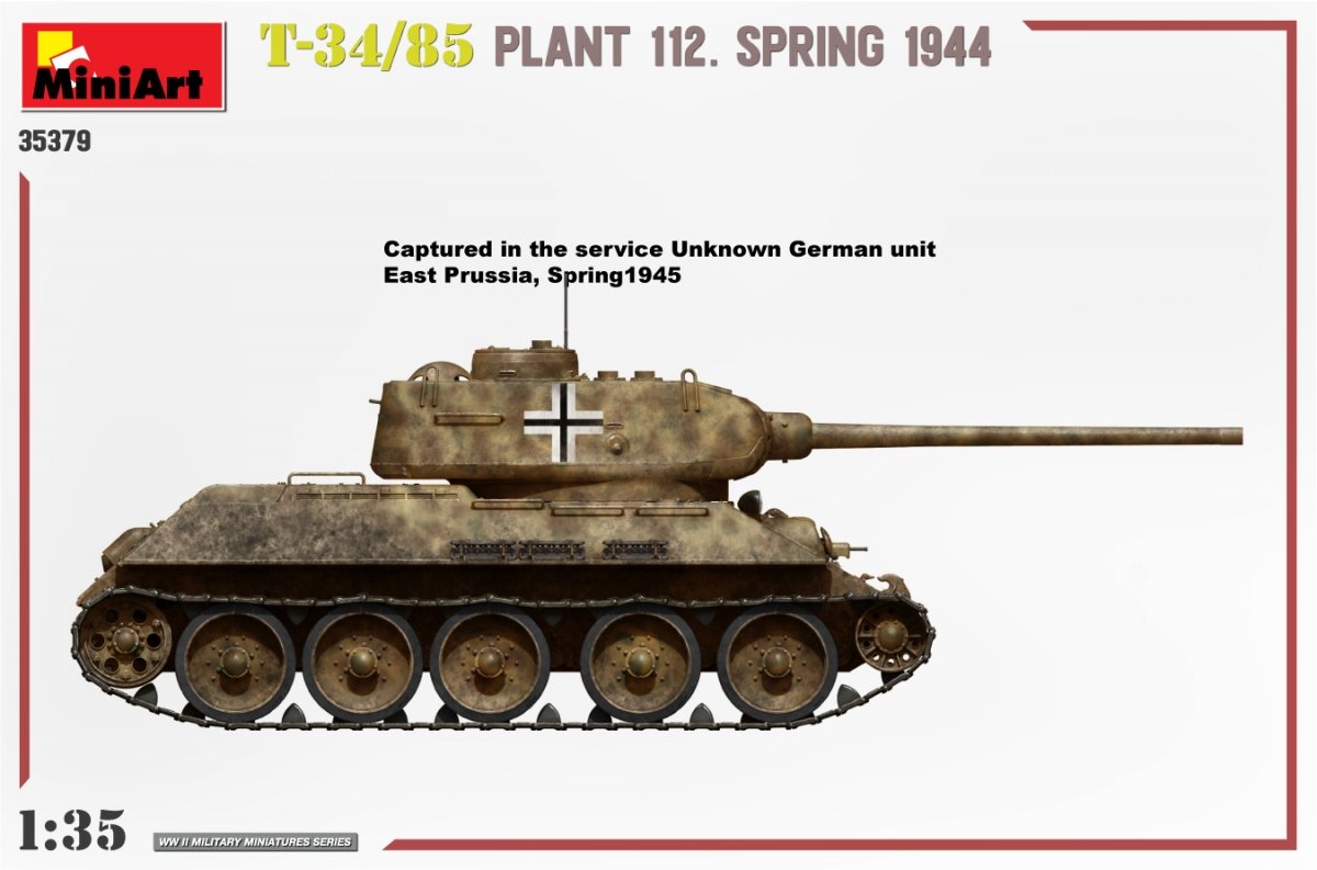 MiniArt 35379 T-34/85 PLANT 112. SPRING 1944 1/35 – image 10