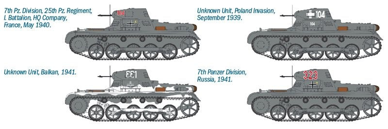 Italeri 6523 Pz. Kpfw. I Ausf. B 1/35 – Bild 6