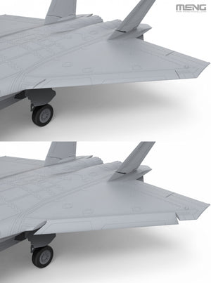 Meng LS-002 Chinese J-20 Stealth Fighter 1/48 – zdjęcie 10