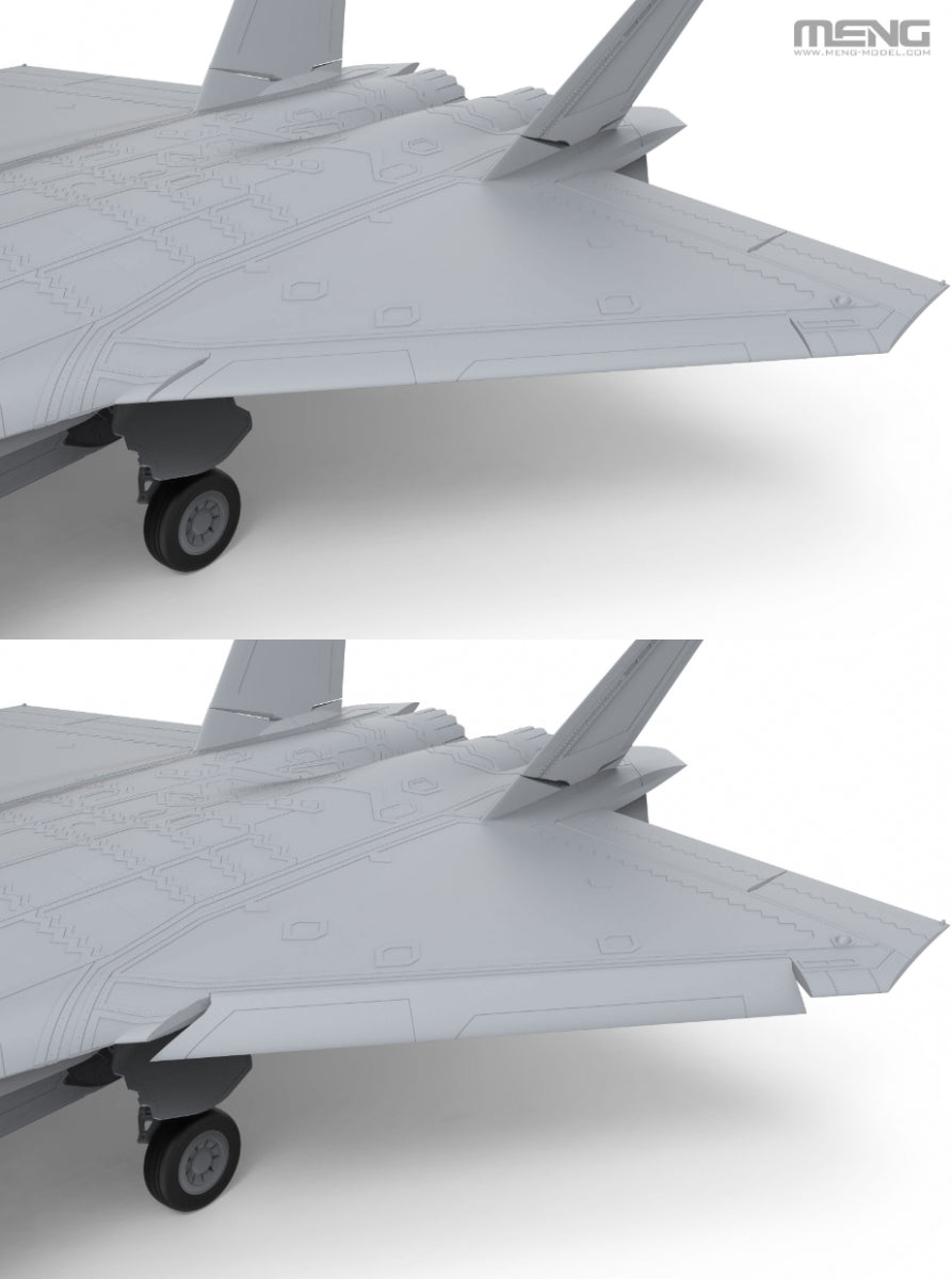Meng LS-002 Chinese J-20 Stealth Fighter 1/48 – zdjęcie 10