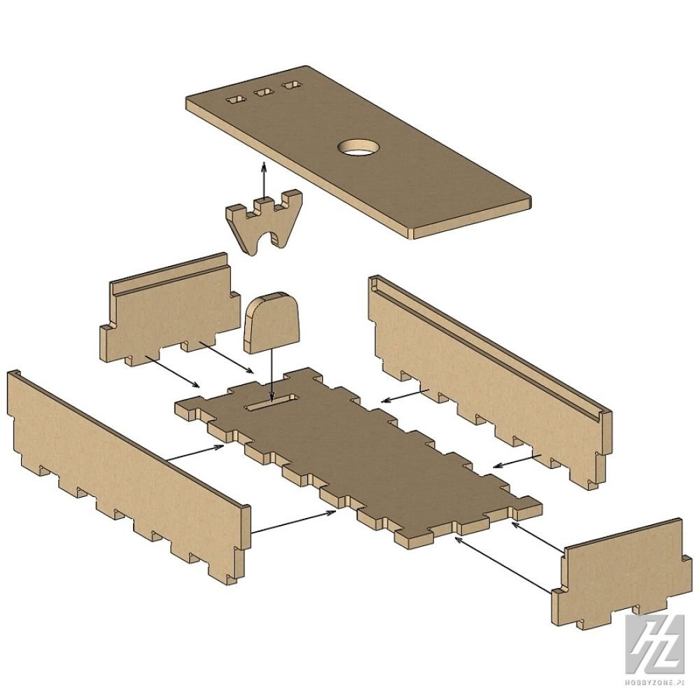 Hobby Zone GDL1 Przyrząd do gięcia wyginania listewek / Electric Plank Bender – immagine 4