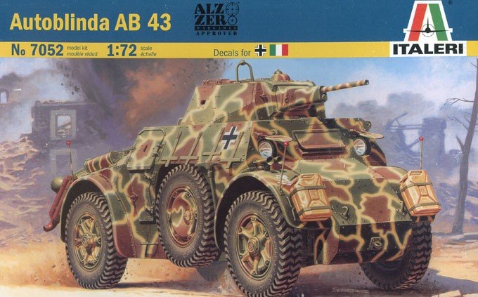 Italeri 7052 Autoblinda AB 43 1/72