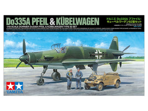 Tamiya 25206 Dornier Do335A Pfeil &amp;amp; Kubelwagen Type 82 Set 1/48 – Bild 2