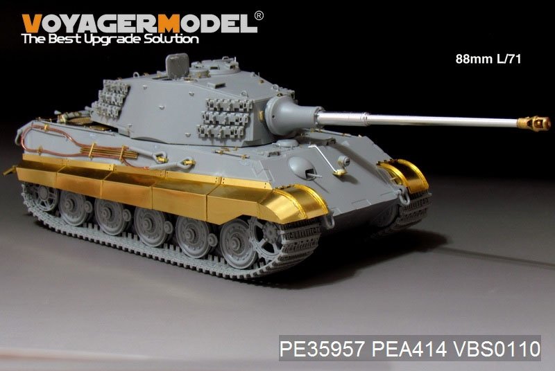 Voyager Model PE35957 WWII German King Tiger (Hensehel Turret) For HOBBYBOSS 84533 1/35 – zdjęcie 16
