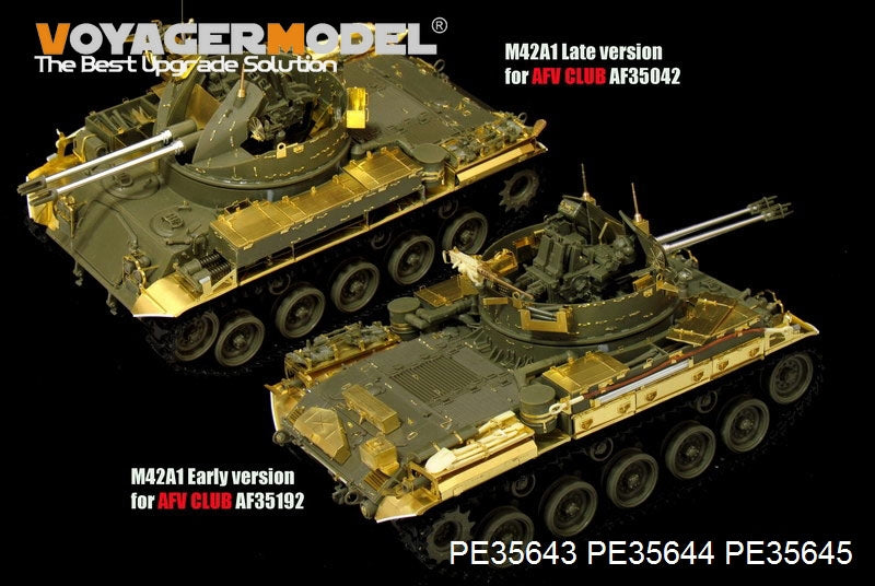 Voyager Model PE35645 Modern US M42A1 Duster fenders For AFV 35042 and 35192 1/35 – Bild 2