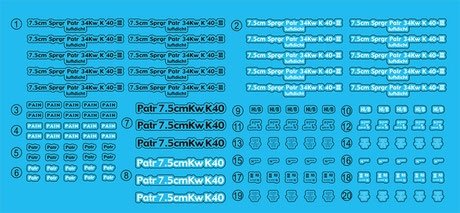Das Werk DW35027 German 7,5cm Pak40 with 4 Figures 1/35 – immagine 6