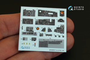 Quinta Studio QD48055 F-4J 3D-Printed &amp;amp; coloured Interior on decal paper (for ZM SWS kit) 1/48 – immagine 4