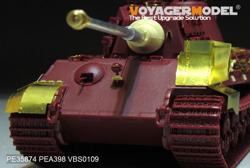 Voyager Model PEA398 WWII German King Tiger Schurzen（For MENG) 1/35 – imagen 5