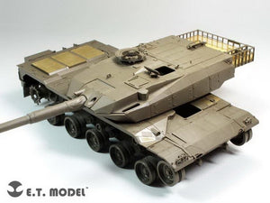 E.T. Model EA35-096 JGSDF TYPE 10 Tank Engine &amp;amp; Turret Rack Grills For TAMIYA 35329 1/35 – immagine 2