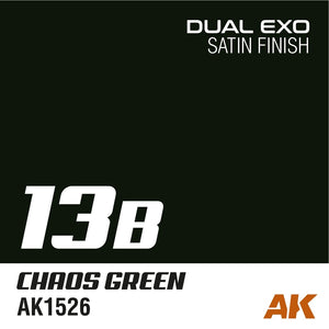 AK Interactive AK1557 DUAL EXO SET 13 – 13A GALAXY GREEN &amp;amp; 13B CHAOS GREEN – immagine 3