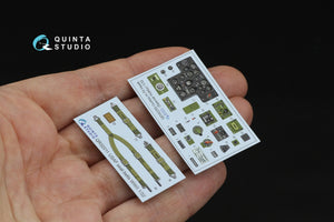 Quinta Studio QD32255 Curtiss H-75 Hawk 3D-Printed &amp;amp; coloured Interior on decal paper (Special Hobby) 1/32 – imagen 10