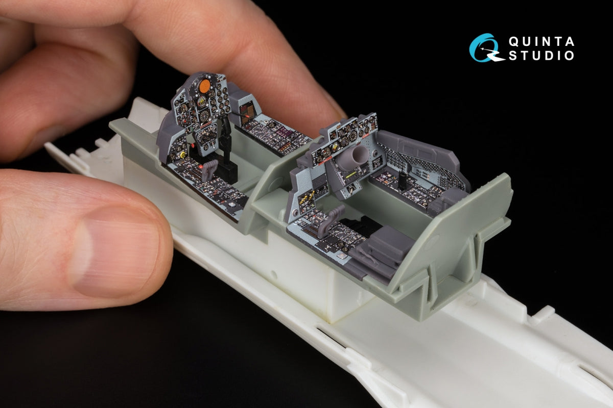 Quinta Studio QD+48487 F-4C Phantom II 3D-Printed &amp;amp; coloured Interior on decal paper (Academy) (with 3D-printed resin parts) 1/48 – immagine 15