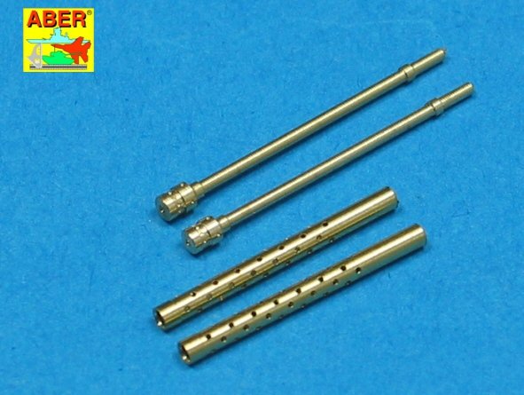 Aber A32012 Ensemble de 2 canons pour mitrailleuses d'avion japonaises Type 97 de 7,7 mm (1/32)