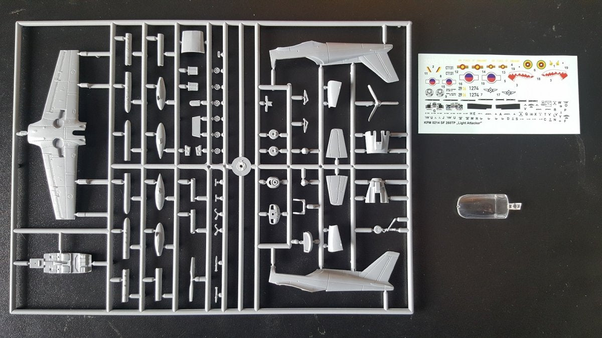 Kovozavody Prostejov KPM0214 SIAI SF-260TP Light Attacker 1/72 – immagine 3