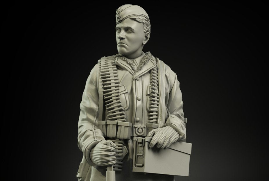 Panzer Art FI35-064 Waffen-SS Anorakanzug MG-42 ammo carrier 1/35 – Bild 2