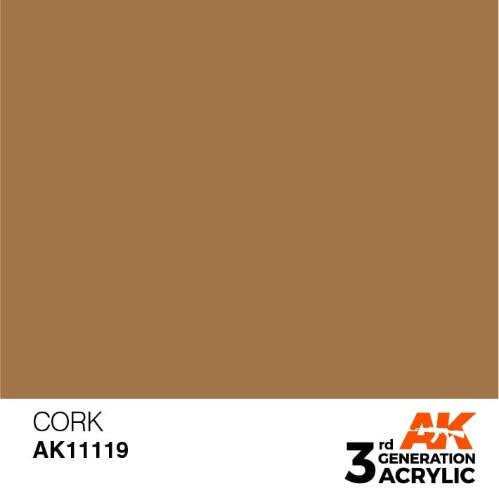 AK Interactive AK11119 BOUCHON EN LIÈGE – STANDARD 17 ml