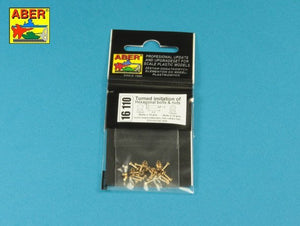 Aber 16110 Turned imitation of Hexagonal bolts &amp;amp;amp;amp;amp;amp; nuts 1,6 x 4,0 mm x 15 pcs. And 1,6mm nuts x 10 pcs. 1/16 – immagine 9