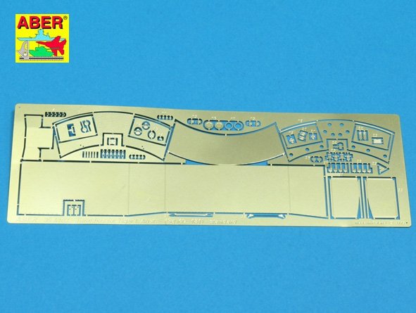 Aber 35A102 Turret stowage bin for german tank Pz. Kpfw. VI Tiger I, standard model 1/35
