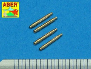 Aber A48 011 Set of 4 barrel tips for German 13 mm MG 131 aircraft machine gun (1/48 – Bild 2